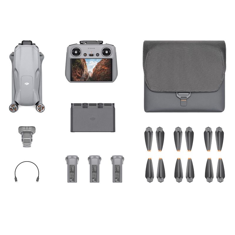 Drone DJI Air 3 Fly More Combo DJI RC 2 (Com tela) - DJI037