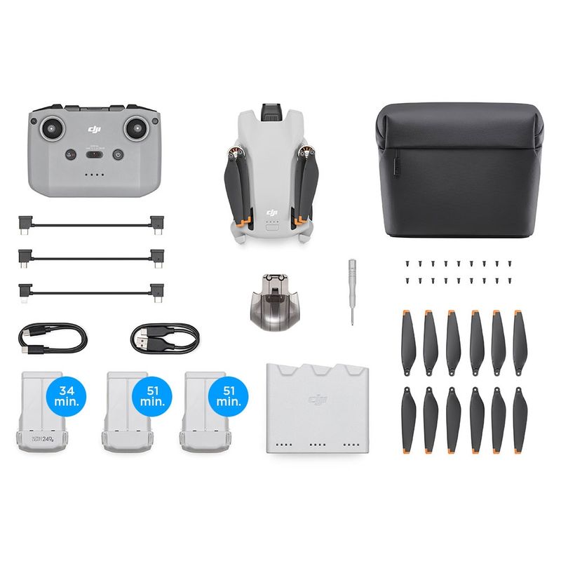 Drone DJI Mini 3 Fly More Combo Plus (Sem tela) BR - DJI024