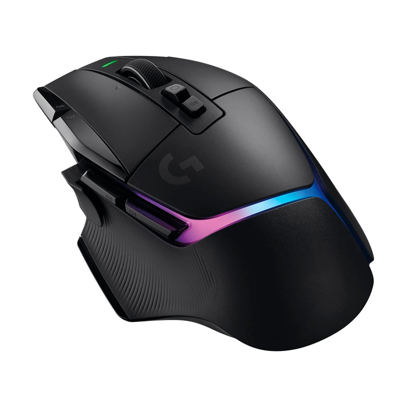 Mouse Gamer Sem Fio Logitech G502 X PLUS LIGHTSPEED com RGB LIGHTSYNC, Switches LIGHTFORCE, Sensor HERO 25K, 13 Botões Programáveis, Compatível com PC/ macOS/ Windows - Preto