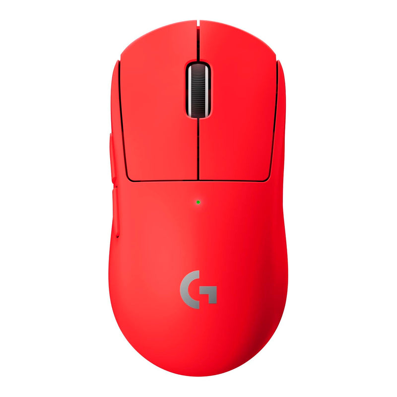Mouse Gamer Sem Fio Logitech G PRO X SUPERLIGHT com Tecnologia LIGHTSPEED, Ultraleve 63g, 5 Botões Programáveis, Sensor HERO 25K e Bateria Recarregável - Compatível com POWERPLAY - Vermelho