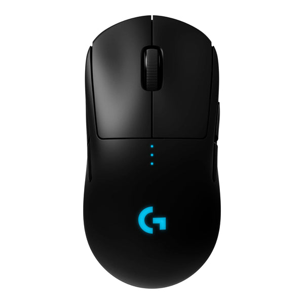 Mouse Gamer Sem Fio Logitech G PRO Wireless com Tecnologia LIGHTSPEED, RGB LIGHTSYNC, Design Ambidestro, 8 Botões Programáveis, Sensor HERO 25K e Bateria Recarregável - Compatível com POWERPLAY