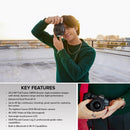 Câmera Mirrorless Canon EOS R8 Full-Frame, 24,2 MP, Vídeo 4K, com Lente RF24-50mm F4.5-6.3 IS STM, Preta