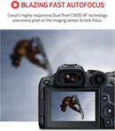 Canon Câmera mirrorless EOS R7 (apenas corpo), câmera híbrida, sensor CMOS de 32,5 megapixels (APS-C), vídeo 4K, para esportes, ação, criadores de conteúdo, câmera de vlog, preta