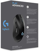 Mouse Gamer Sem Fio Logitech G703 LIGHTSPEED com RGB LIGHTSYNC, 6 Botões Programáveis, Sensor HERO 25K e Bateria Recarregável - Compatível com POWERPLAY