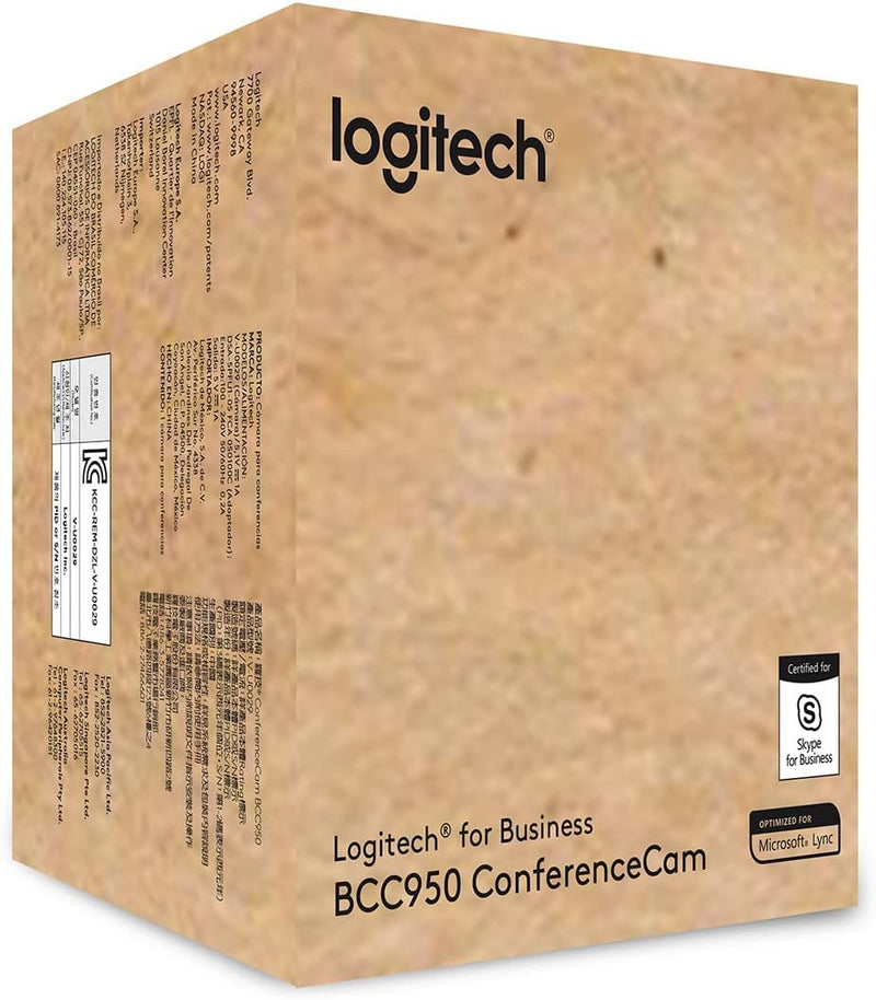 Logitech VIDEOCONFERENCIA PORTATIL BCC950, preta