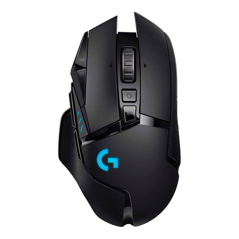 Mouse Gamer Sem Fio Logitech G502 LIGHTSPEED com Tecnologia RGB LIGHTSYNC, Ajustes de Peso, 11 Botóes Programáveis, Sensor HERO 25K e Bateria Recarregável - Compatível com POWERPLAY