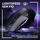 Mouse Gamer Sem Fio Logitech G502 X LIGHTSPEED com Switch LIGHTFORCE, 13 Botões Programáveis, Sensor HERO 25K, Compatível com PC/ macOS/ Windows - Preto