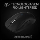 Mouse Gamer Sem Fio Logitech G PRO X SUPERLIGHT com Tecnologia LIGHTSPEED, Ultraleve 63g, 5 Botões Programáveis, Sensor HERO 25K e Bateria Recarregável - Compatível com POWERPLAY - Preto