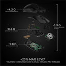 Mouse Gamer Sem Fio Logitech G PRO X SUPERLIGHT com Tecnologia LIGHTSPEED, Ultraleve 63g, 5 Botões Programáveis, Sensor HERO 25K e Bateria Recarregável - Compatível com POWERPLAY - Preto