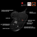 Mouse Gamer Sem Fio Logitech G PRO Wireless com Tecnologia LIGHTSPEED, RGB LIGHTSYNC, Design Ambidestro, 8 Botões Programáveis, Sensor HERO 25K e Bateria Recarregável - Compatível com POWERPLAY