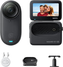 Insta360 GO 3S - Pacote padrão - Câmera de vlogging preta portátil minúscula de 128 GB 4K, POV sem usar as mãos, monte em qualquer lugar, estabilização, bateria que dura 140 minutos, impermeável até 10 m, POV de pets