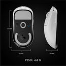 Mouse Gamer Sem Fio Logitech G PRO X SUPERLIGHT com Tecnologia LIGHTSPEED, Ultraleve 63g, 5 Botões Programáveis, Sensor HERO 25K e Bateria Recarregável - Compatível com POWERPLAY - Branco