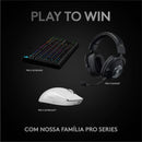 Mouse Gamer Sem Fio Logitech G PRO X SUPERLIGHT com Tecnologia LIGHTSPEED, Ultraleve 63g, 5 Botões Programáveis, Sensor HERO 25K e Bateria Recarregável - Compatível com POWERPLAY - Branco