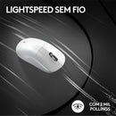 Mouse Gamer Sem Fio Logitech G PRO X SUPERLIGHT 2 com Tecnologia LIGHTSPEED, Ultraleve, Switch LIGHTFORCE, Sensor HERO 2 com 32K DPI, 5 botões programáveis e Bateria Recarregável