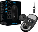 Mouse Gamer Sem Fio Logitech G PRO X SUPERLIGHT com Tecnologia LIGHTSPEED, Ultraleve 63g, 5 Botões Programáveis, Sensor HERO 25K e Bateria Recarregável - Compatível com POWERPLAY - Preto