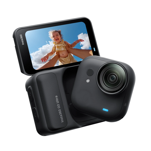 Insta360 GO Ultra | Combo Creator ou Standard | Câmera de ação Sensor 1/1.28" com Fotos de 50MP e Vídeos em 4K 60fps