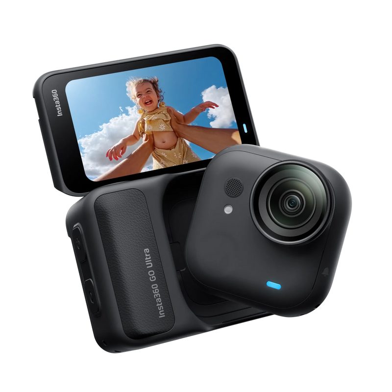 Insta360 GO Ultra | Combo Creator ou Standard | Câmera de ação Sensor 1/1.28" com Fotos de 50MP e Vídeos em 4K 60fps
